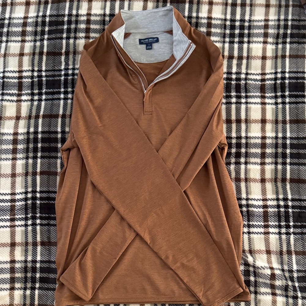 Peter Millar Light Brown Pullover - image 1